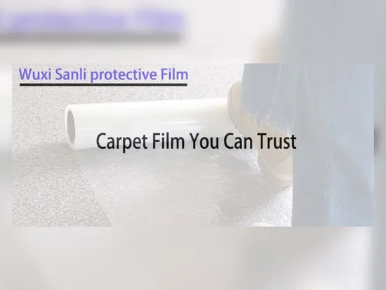China Professional Carpets Protector Film Protective Film for Automotive Carpet Protection Film Rolls